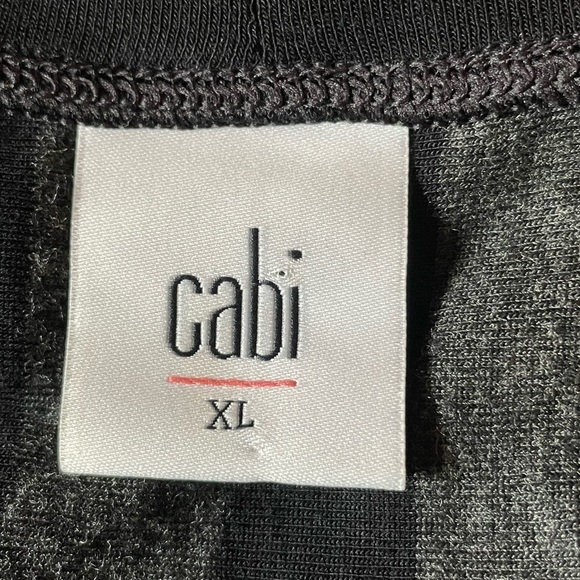Cabi charcoal/black striped tunic - Picture 4 of 9